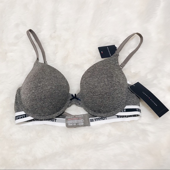 grey tommy hilfiger bralette